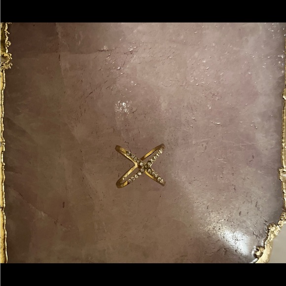 Bundle of two criss cross knuckle rings - Picture 9 of 9